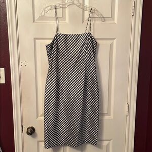 Ann Taylor Black and White Spaghetti Strap Sundress